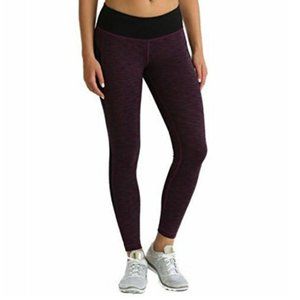 Kirkland athletic leggings purple tweed